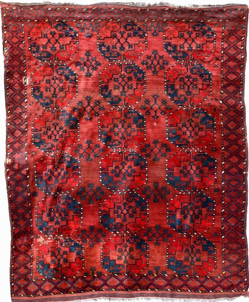 Tappeto Turkestan, inizio XX secolo  - Auction Carpets - Time Auction - Cambi Casa d'Aste