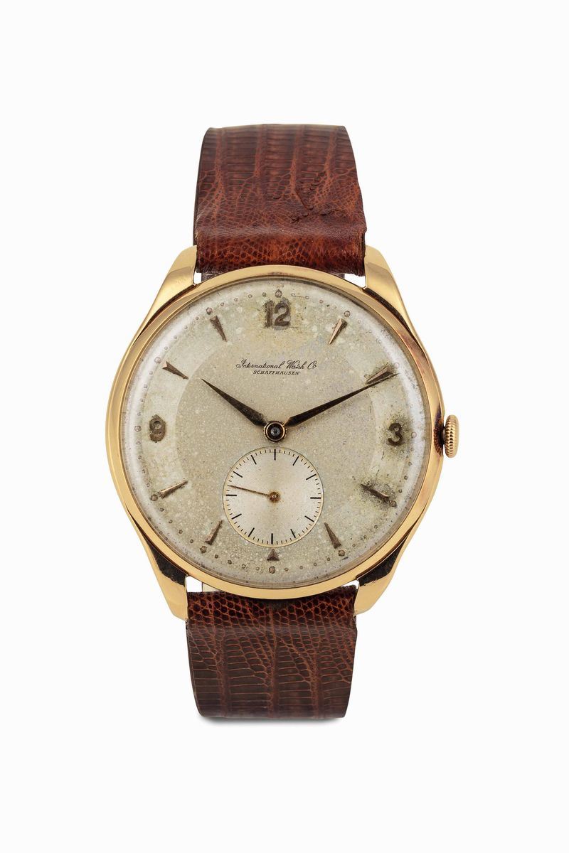 IWC - Elegante orologio in oro giallo 18ct., carica manuale, 36mm, circa 1960  - Auction Watches and Pocket Watches - Cambi Casa d'Aste