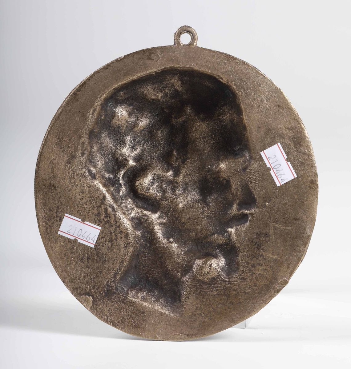 Medaglione in Bronzo Dorato Raffigurante Henri Rochefort, Fonditore del XIX-XX Secolo