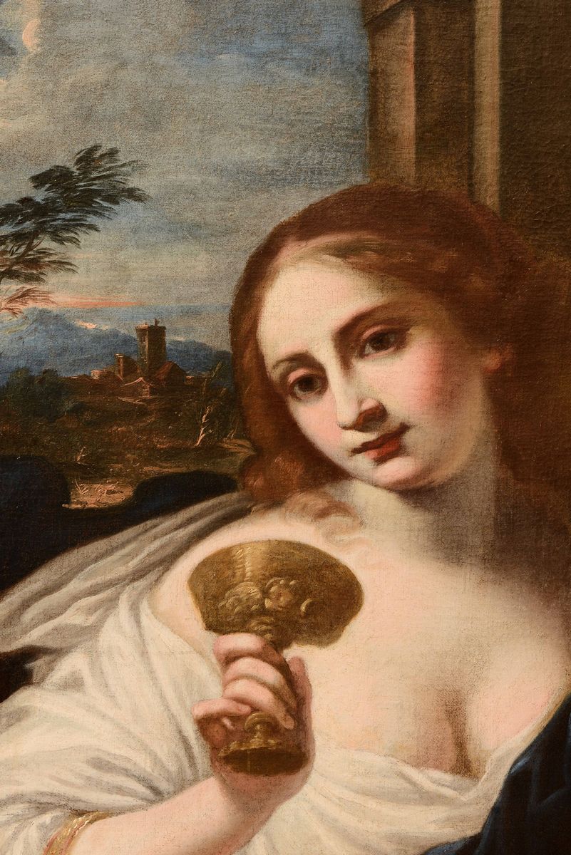 Scuola Emiliana del XVIII Secolofigura Femminile con Calice