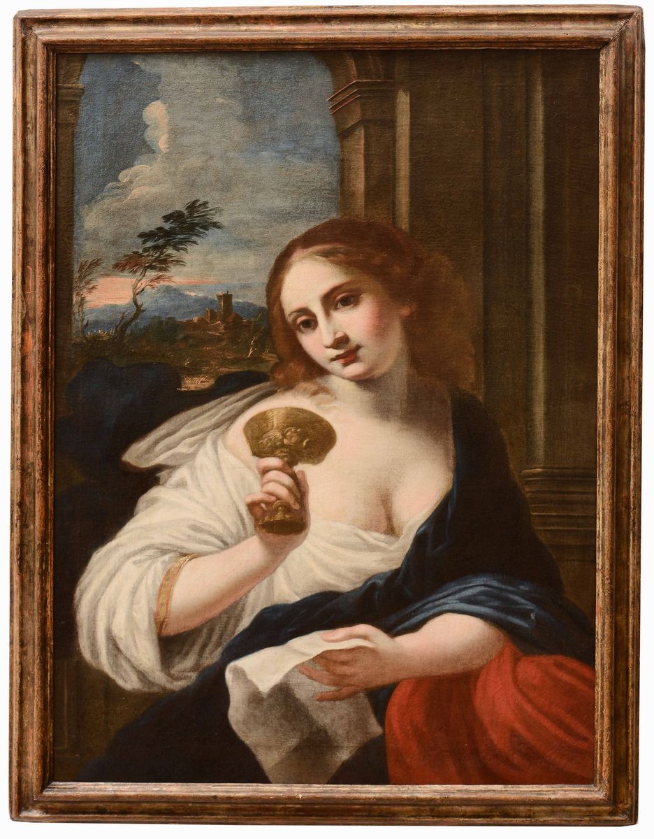 Scuola Emiliana del XVIII Secolofigura Femminile con Calice
