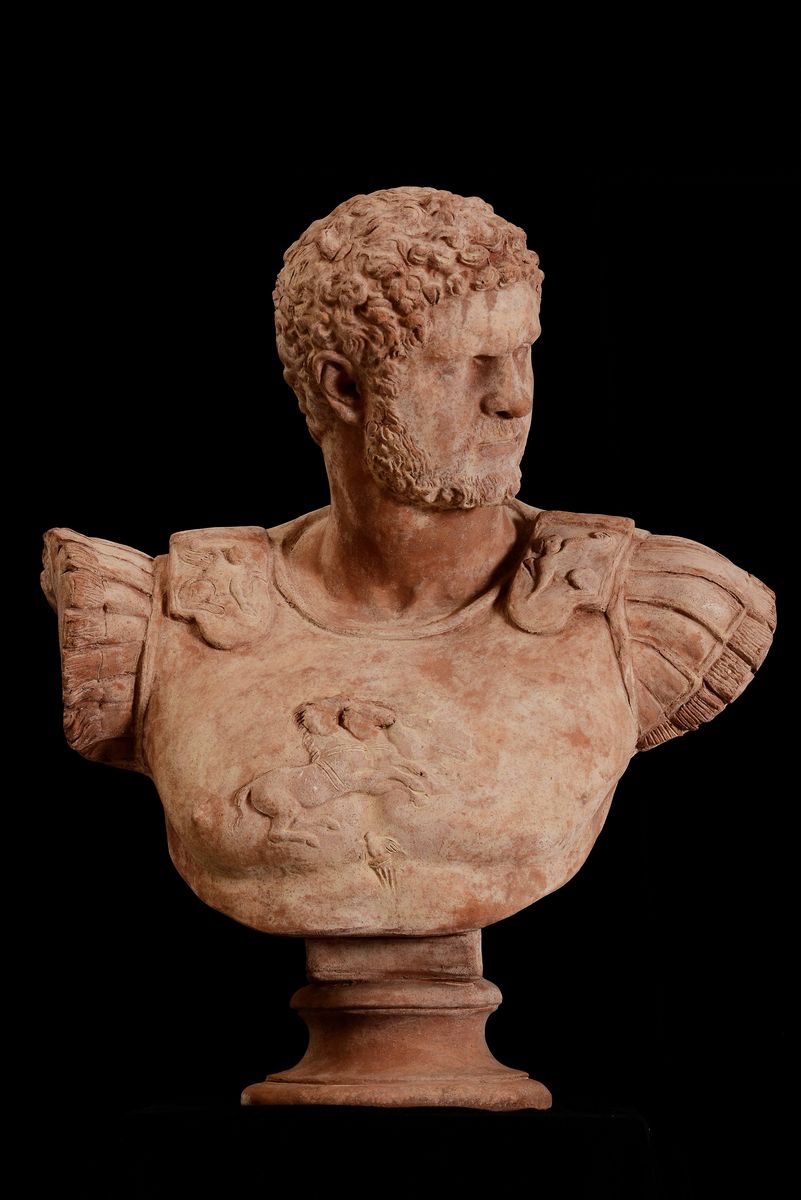 Busto Dell’imperatore Caracalla. Terracotta. Scultore del XX-XXI Secolo