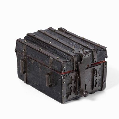 Porta Messale. Legno, Ferro Forgiato e Cuir Bouilli. Francia (?) XV-XVI Secolo