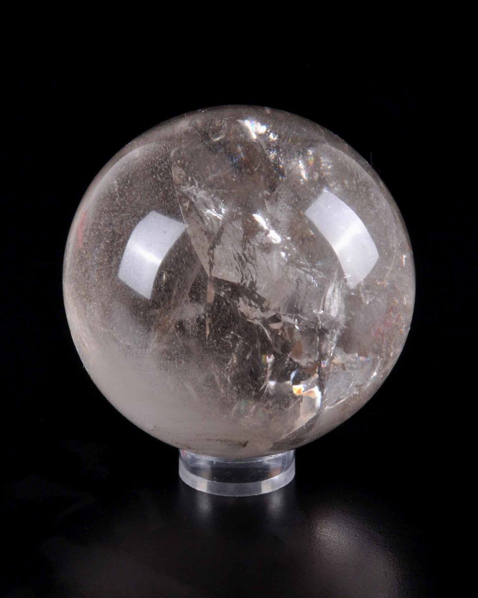 Eccezionale Sfera in Quarzo Ialino