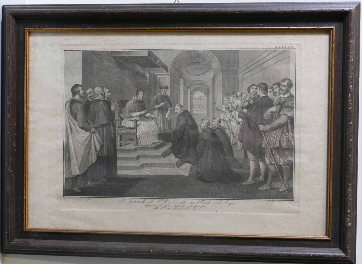 Lotto di 19 Incisioni e Stampe Varie Epoche e Soggetti Diversi tra Cui 2 di Piranesi