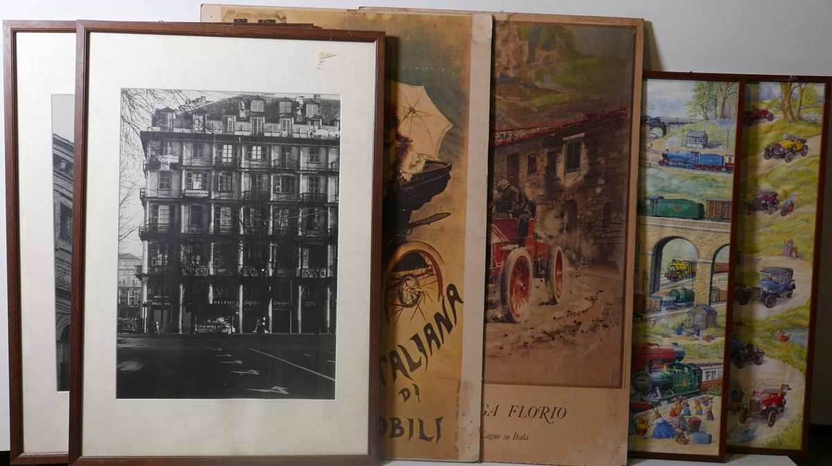 Lotto di Stampe e Riproduzioni a Soggetti Vari