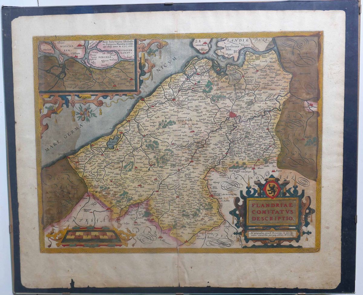 Lotto di 6 tra Carte Geografiche e Vedute