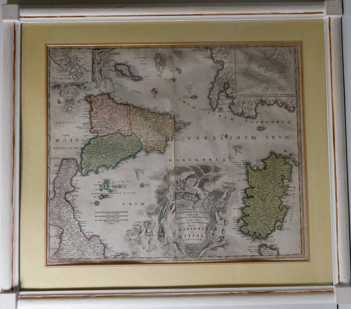 Lotto di 6 tra Carte Geografiche e Vedute