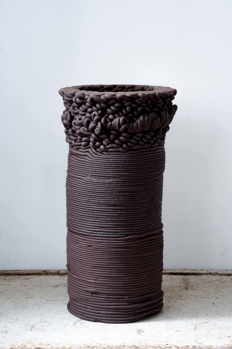 Gt2p With Friedman Benda Galleryremolten N3: 3d Printed Volcanic Rock Dysgraphia Vase, 2020