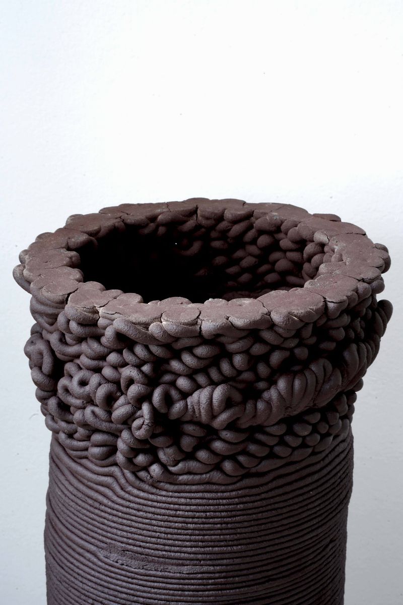 Gt2p With Friedman Benda Galleryremolten N3: 3d Printed Volcanic Rock Dysgraphia Vase, 2020