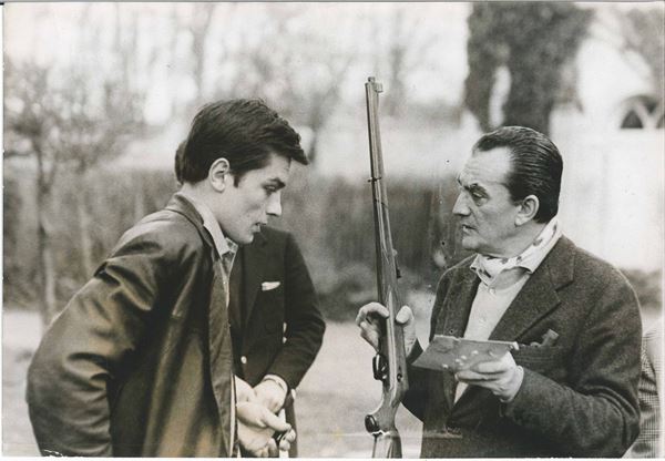 Luchino Visconti e Alain Delon
