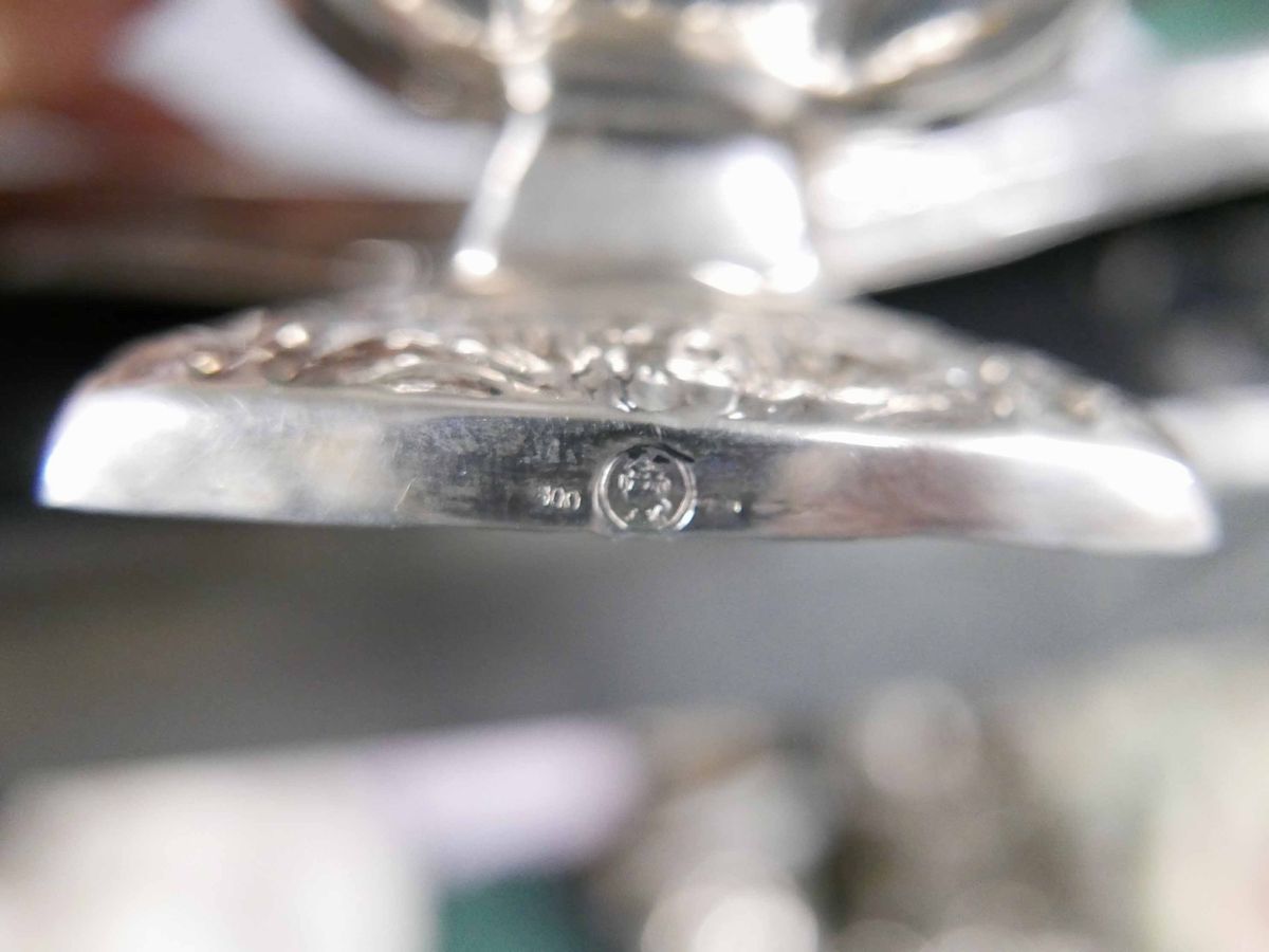 Lotto di Piattini e Salierine in Argento. Varie Epoche e Manifatture