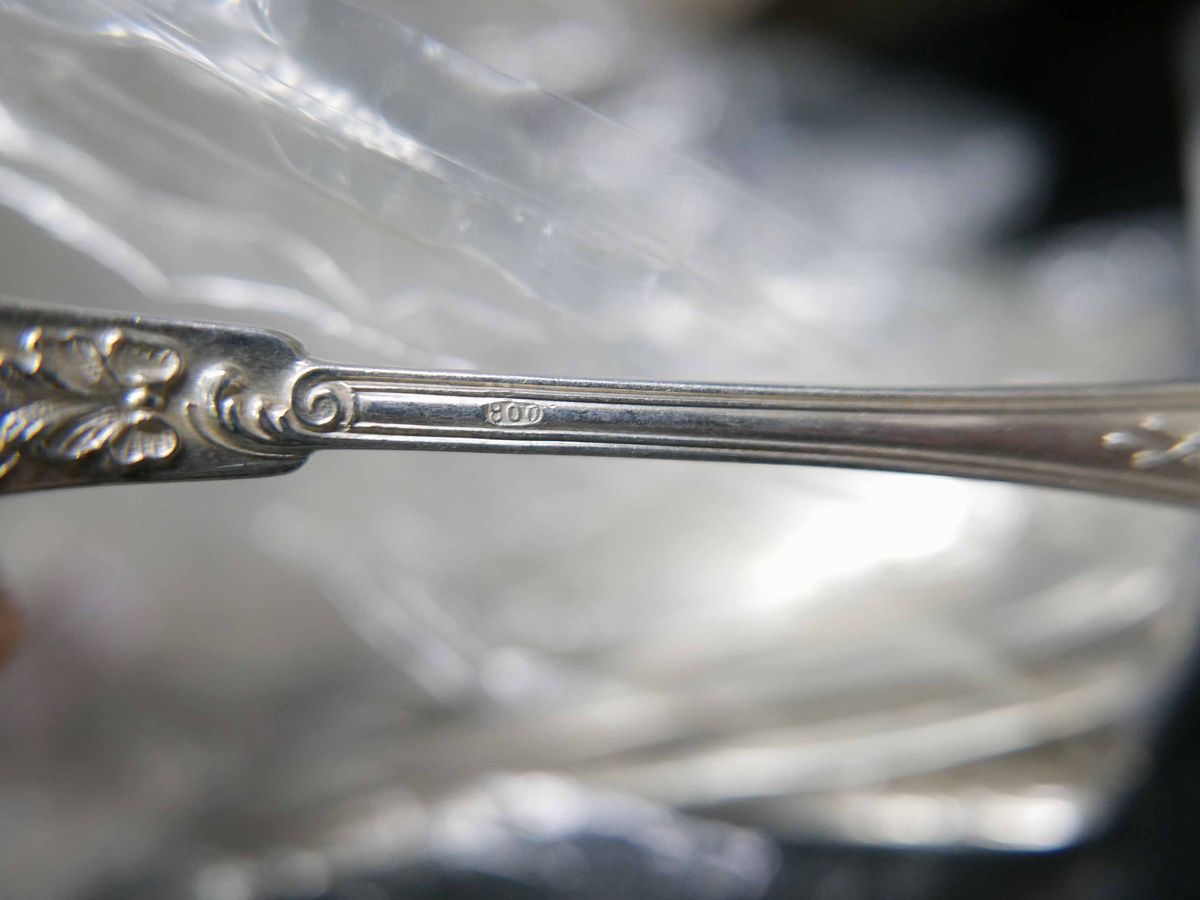 Servizi di Posate Spaiati in Argento, Manifatture del XX Secolo