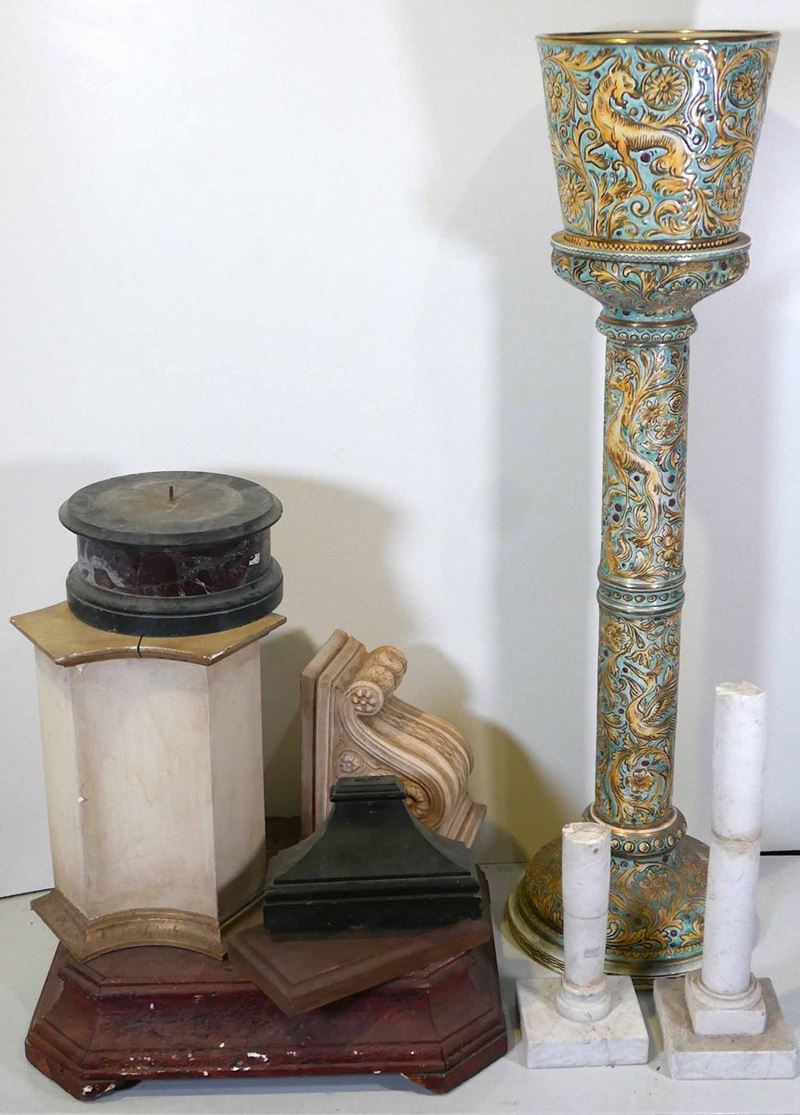 Lotto di basi e colonne  - Auction Antiques V - Cambi Casa d'Aste