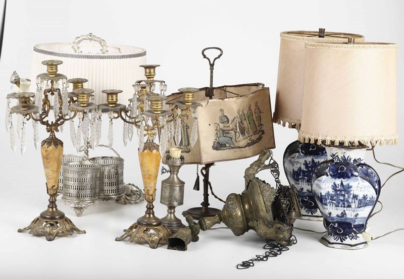 Lotto di lampade  - Auction Antiques V - Cambi Casa d'Aste