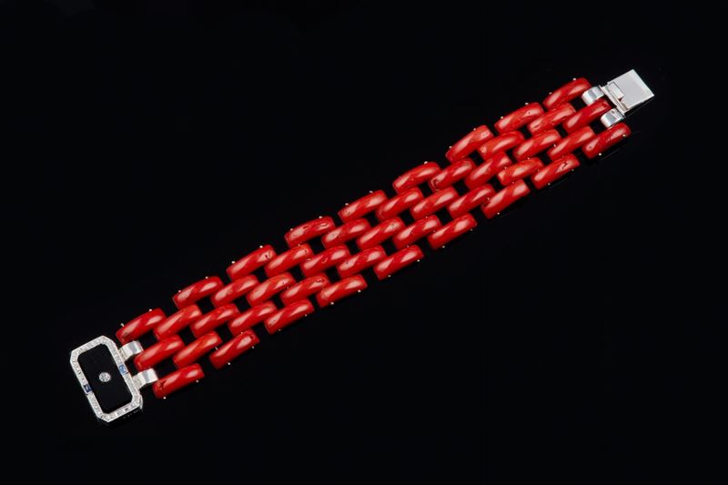 Bracciale in corallo  - Auction Jewels and Corals | Time Auction - Cambi Casa d'Aste