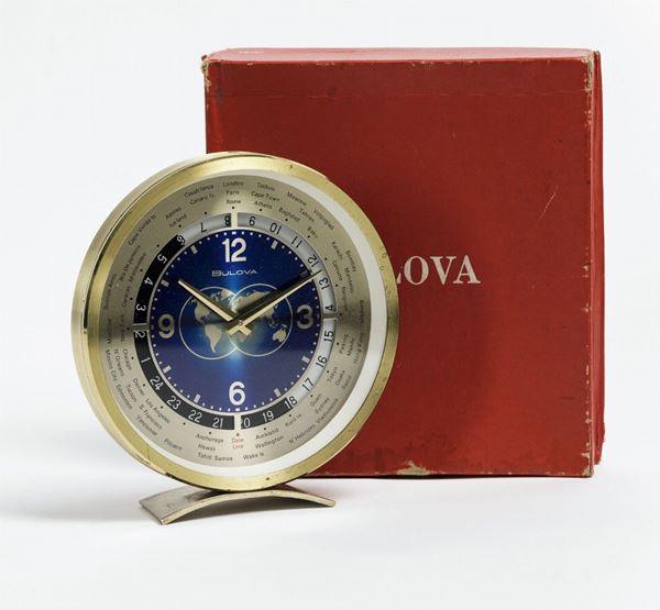 Bulova B 1735 orologio da tavola  Ore del mondo