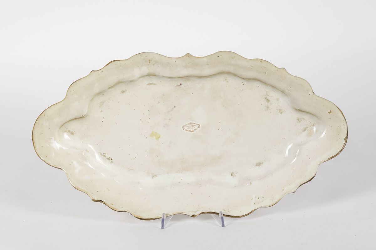 Piatto Ovale “trutera” Lodi, Manifattura Antonio Ferretti, 1760 Circa
