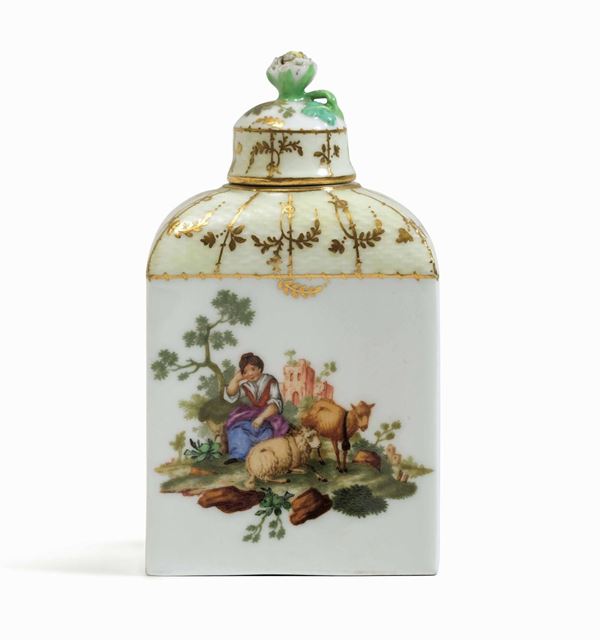 Scatola porta tè Berlino, Regia Manifattura di porcellane, verso il 1770