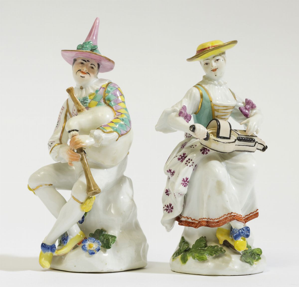 Coppia di Figurine Meissen, 1745 Circa