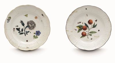 Due Piatti Meissen, 1737-1740 Circa