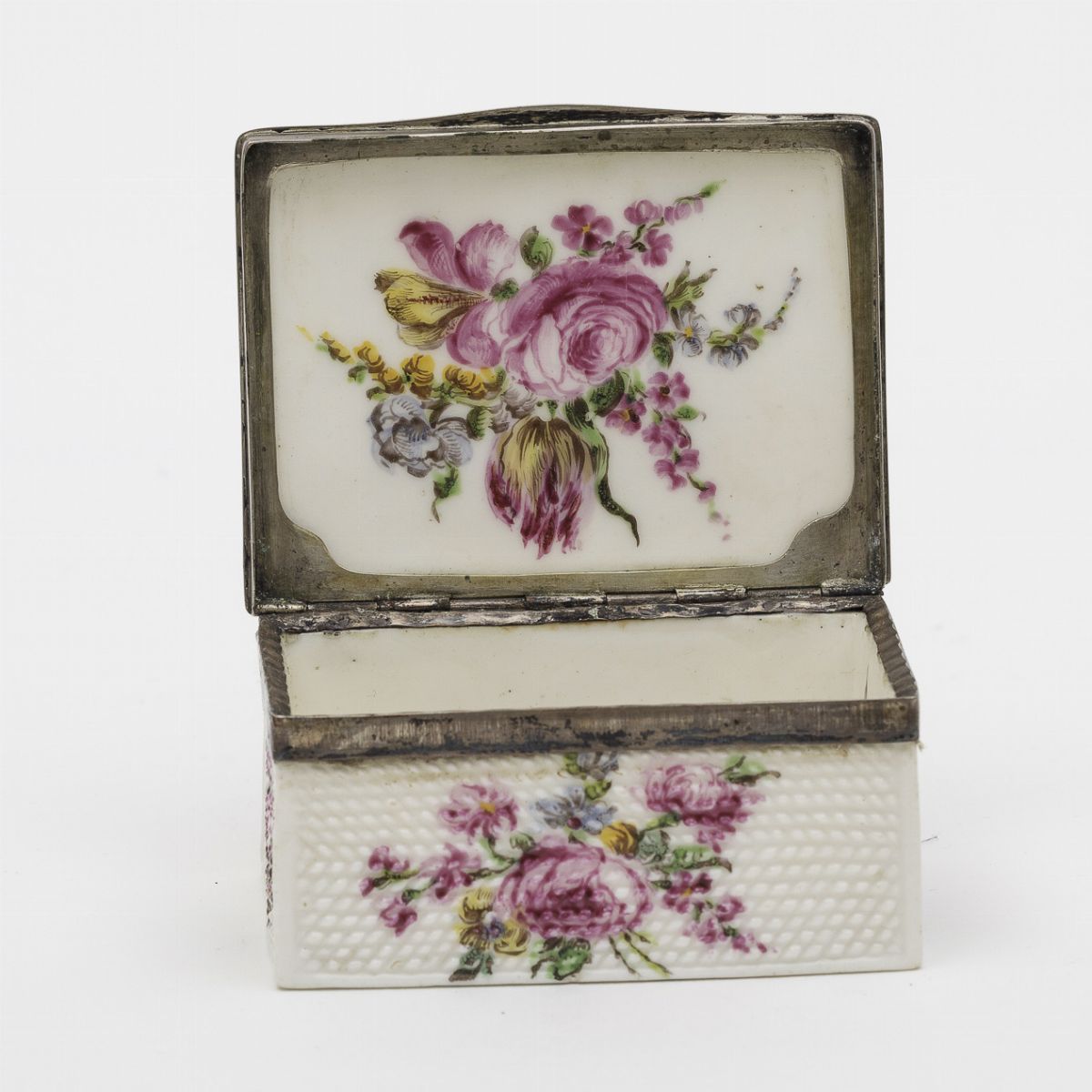Tabacchiera Francia, Mennecy, Verso il 1750