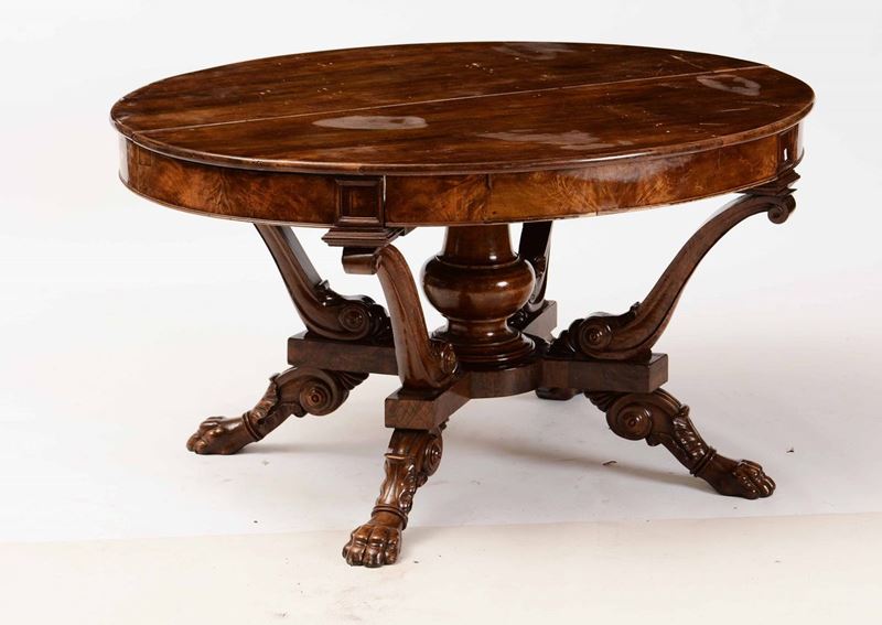 Tavolo a cestello in legno, XIX secolo  - Asta Antiquariato Selected | Asta a Tempo - Cambi Casa d'Aste