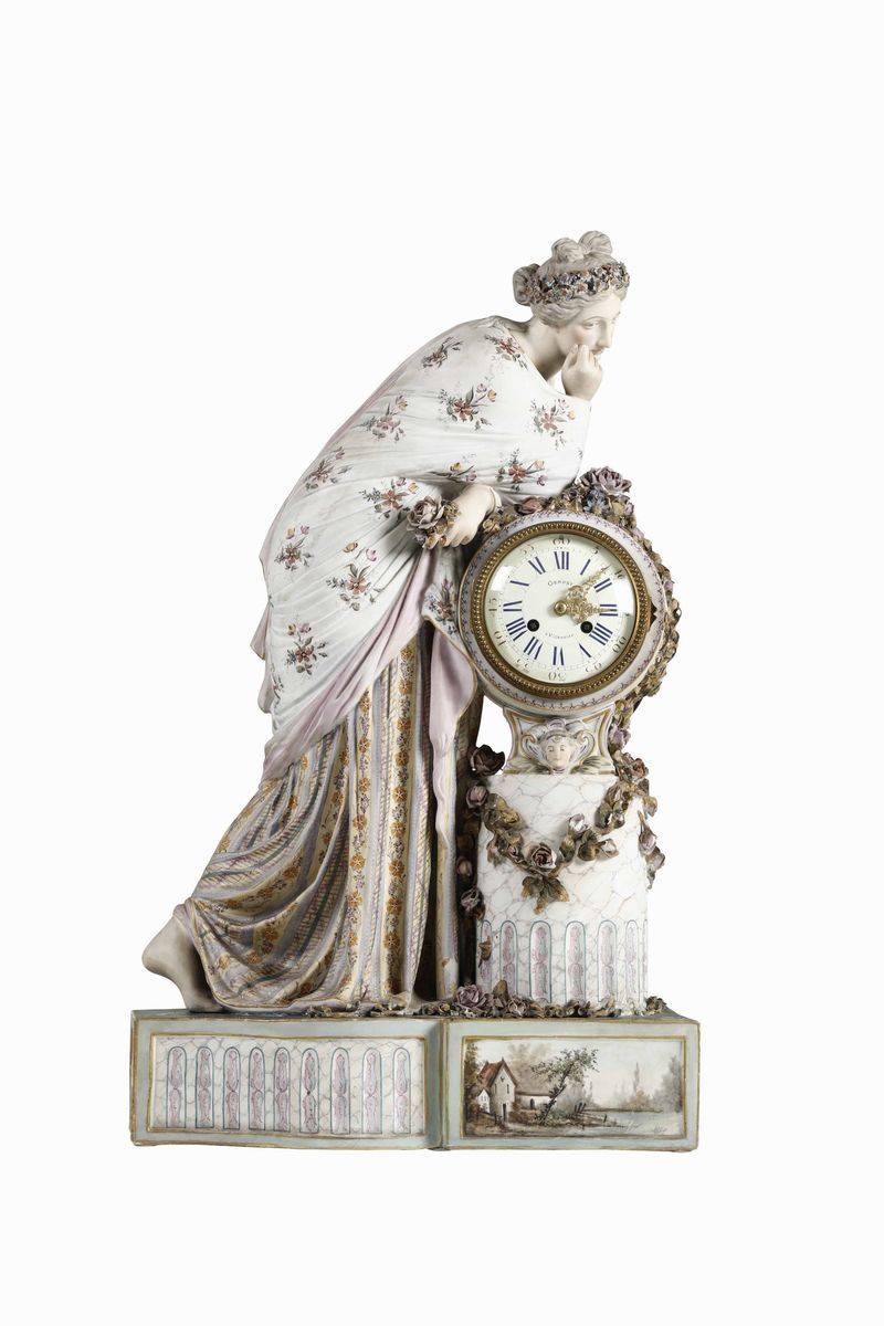 Grande orologio Probabilmente Parigi, seconda metà del XIX secolo  - Auction Important Sculptures, Furnitures and Works of Art - Cambi Casa d'Aste