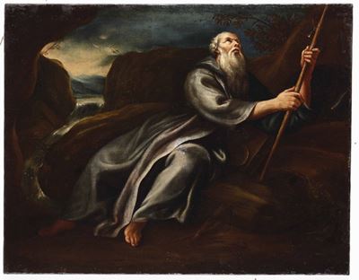Scuola Genovese del XVIII Secolos. Antonio Abate