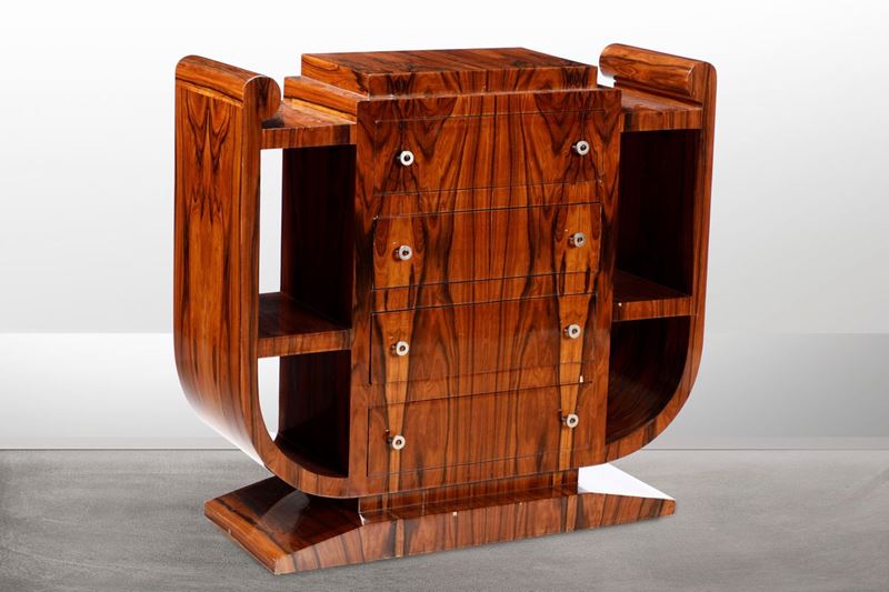 Mobile contenitore con struttura in legno.  - Auction Design Lab - Cambi Casa d'Aste