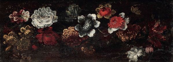 Scuola dell'Italia meridionale del XVII secolo Nature morte con fiori