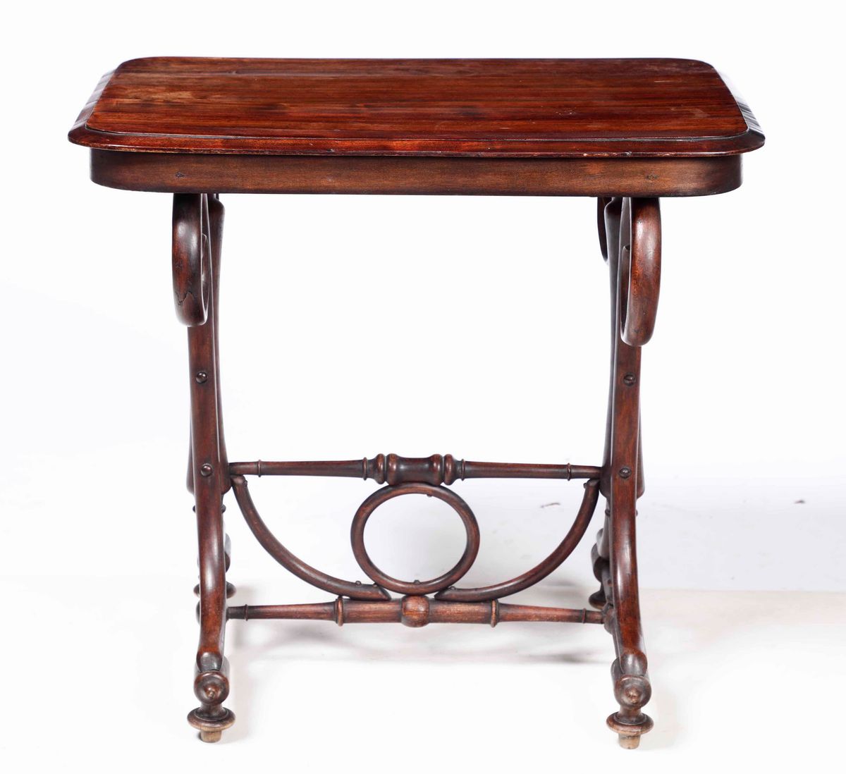 Tavolino in Faggio Curvato, Thonet, Austria, XIX-XX Secolo