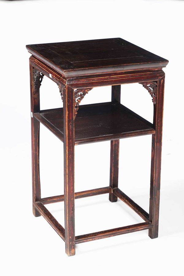 A small wooden table, China, Qing Dynasty, 1800s