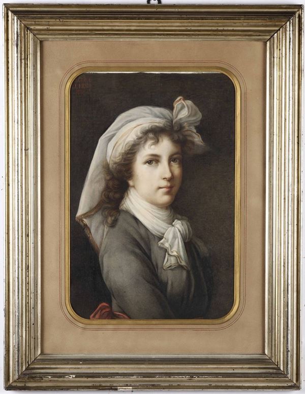 Elisabeth Vigèe Le Brun (Parigi 1755 - Louvenciennes 1842), copia da Autoritratto