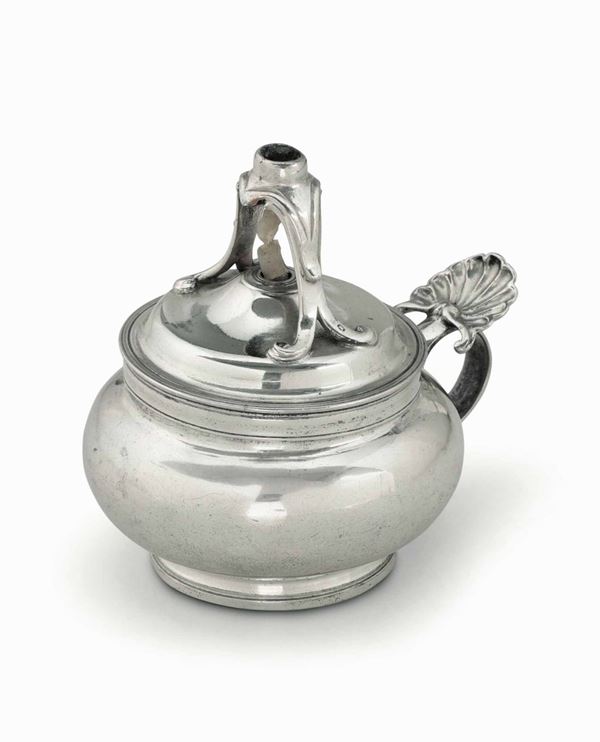 A silver wick holder, Tuscany, 1700s