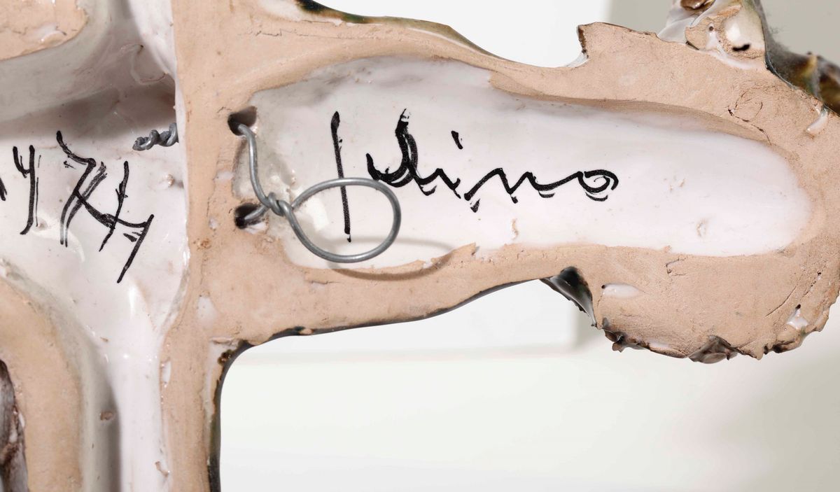 Eliseo Salino (1919-1999) Albisola, Bottega S.giorgio, 1974 Ca