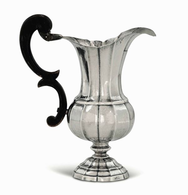 A silver pitcher, Venice 1700s