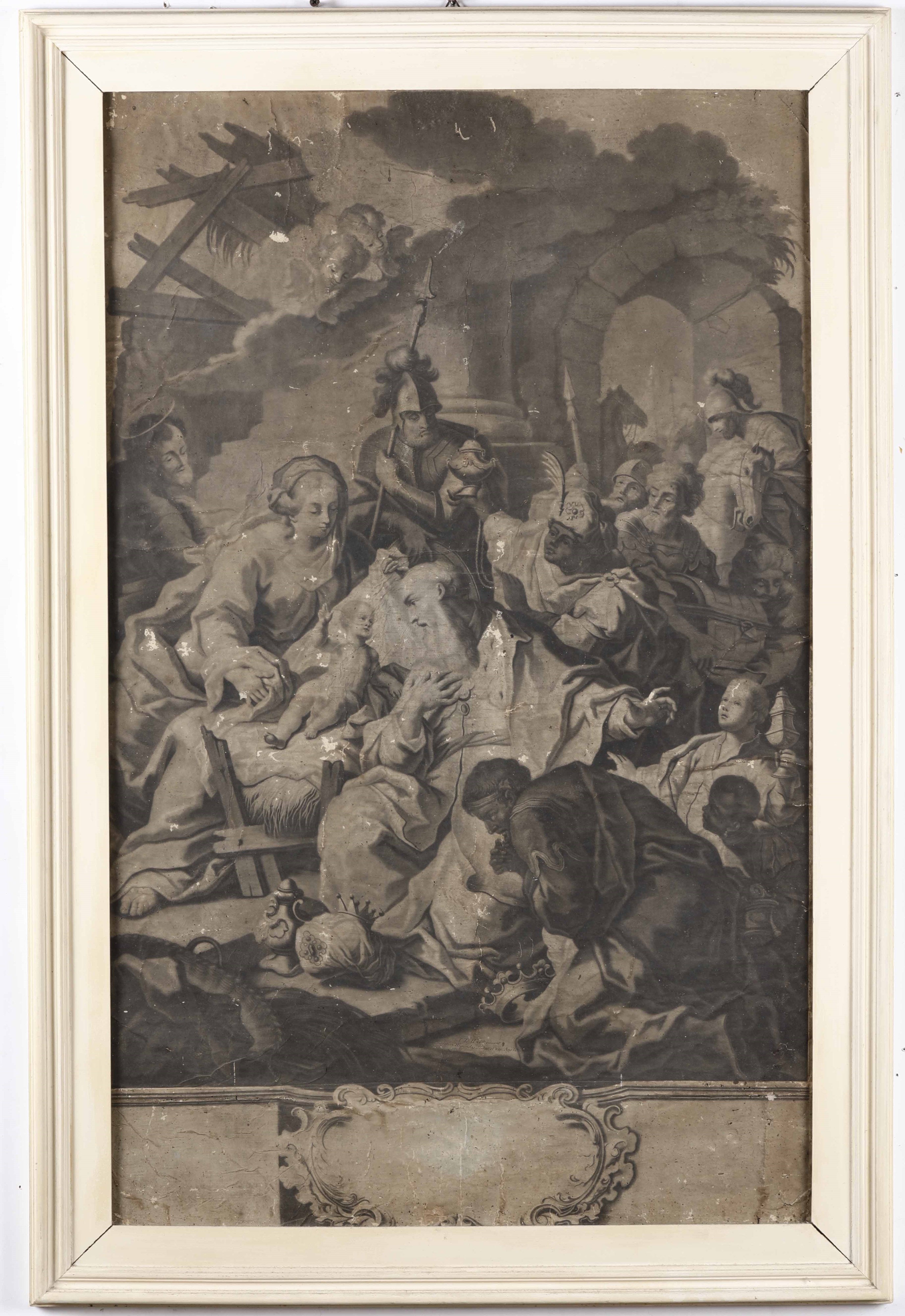 Incisore del XVIII secolo, Tre scene religiose, incisioni calcografiche