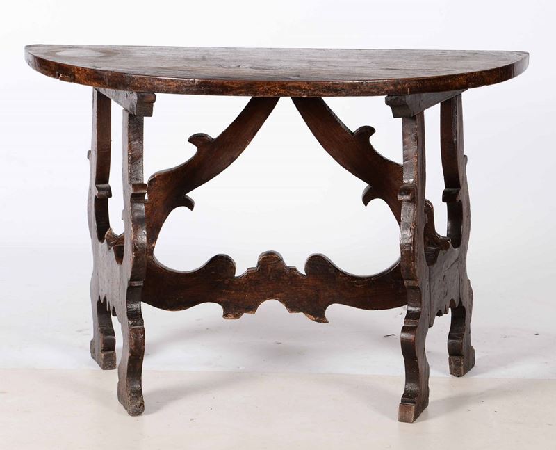 Console con montanti a lira, XVIII secolo  - Auction Furniture | Cambi Time - Cambi Casa d'Aste