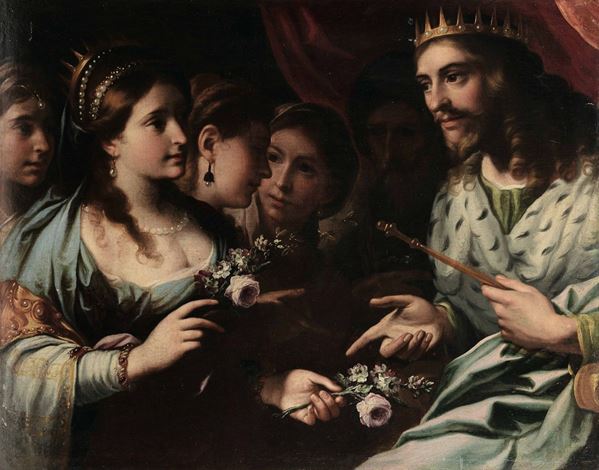 Federico Bianchi (Masnago 1635 - Milano 1719) Salomone e la regina di Saba