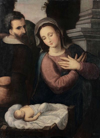 Scuola Lombarda del XVI Secolosacra Famiglia