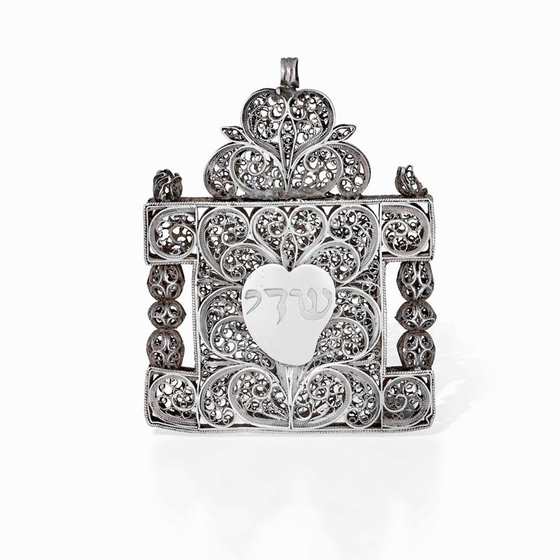 Shaddai in argento. Manifattura del XIX-XX secolo  - Auction Collectors' Silvers - I - Cambi Casa d'Aste