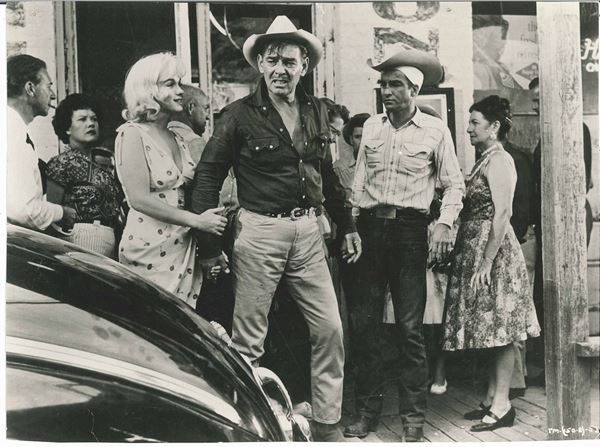 Clark Gable, Marilyn Monroe, Montgomery Clift in “The Misfits”