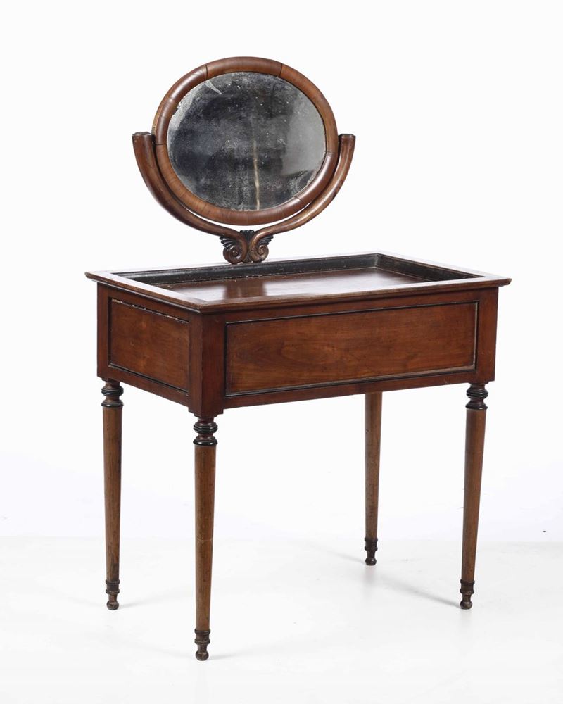 Toelette in legno, XIX-XX secolo  - Auction Antiques | Time Auction - Cambi Casa d'Aste