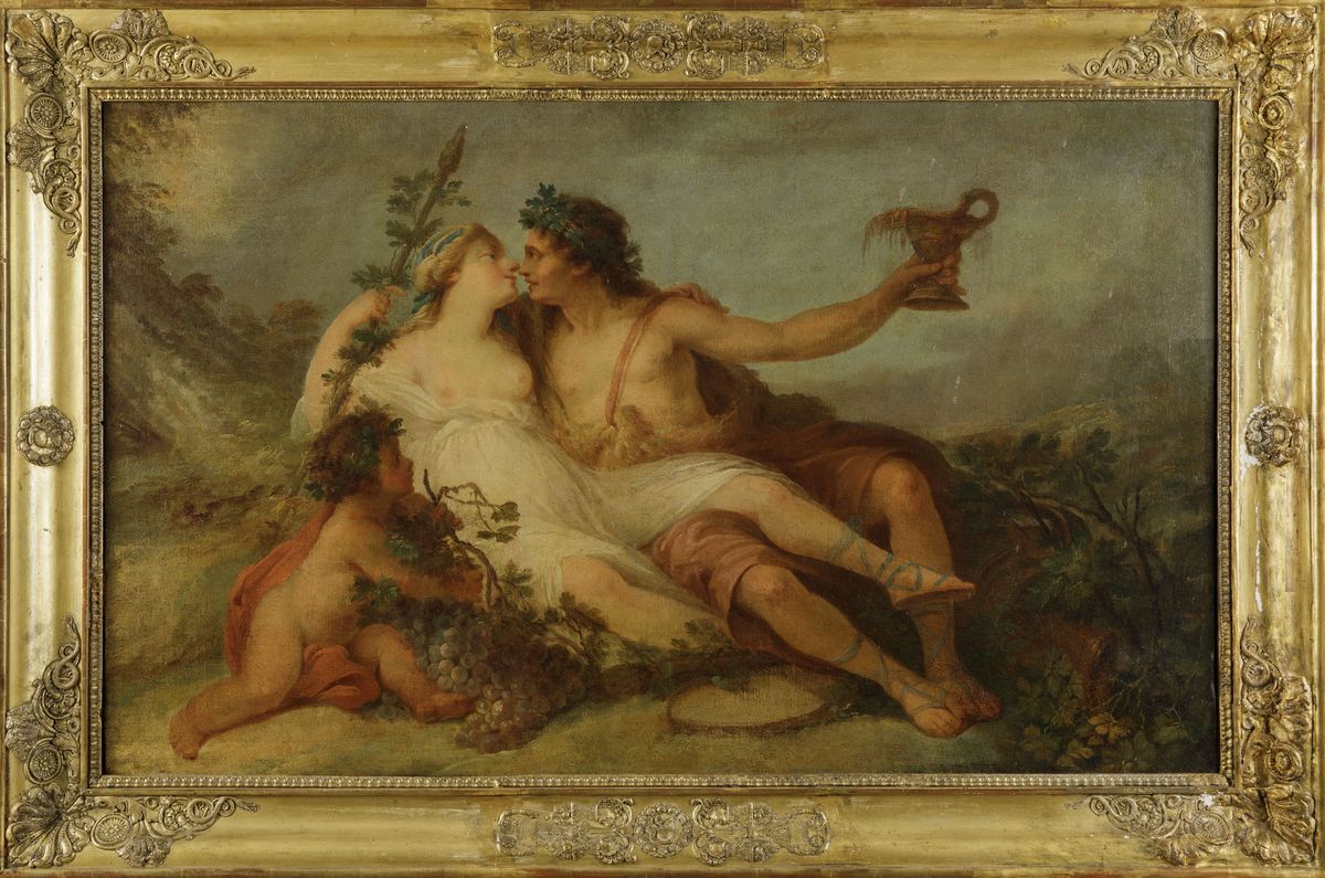 Scuola Francese della Fine del XVIII Secolovenere, Marte e Cupido