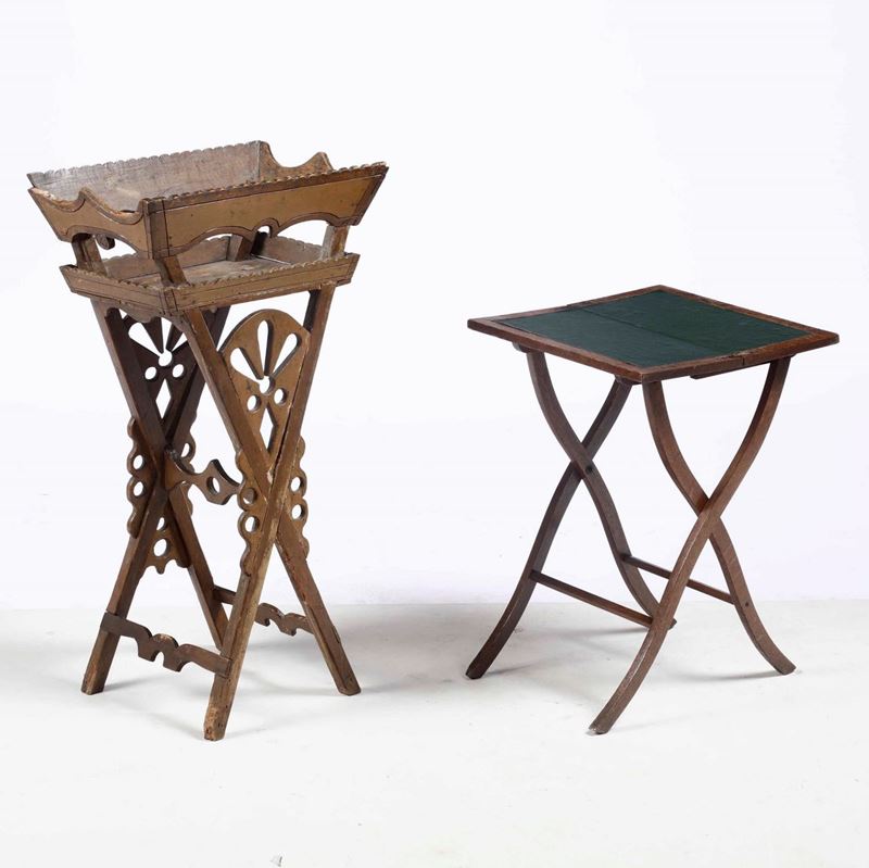 Due tavolini da appoggio  - Auction Antiques | Timed Auction - Cambi Casa d'Aste