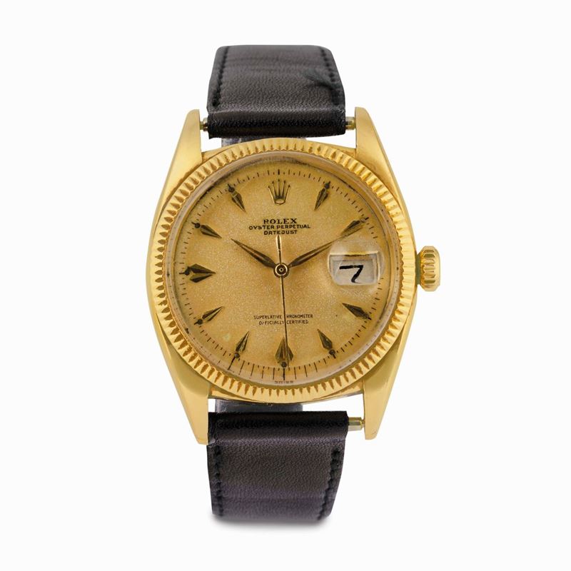 ROLEX - Datejust ref. 6605, oro giallo 18ct., automatico cal. 1065, 36mm, circa 1956  - Auction Watches and Pocket Watches - Cambi Casa d'Aste