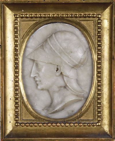(marte?). Rilievo in Marmo di Carrara. XVIII Secolo