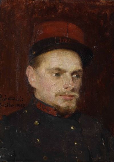 Pierre Gourdault (1880 - 1915)ritratto, 1902