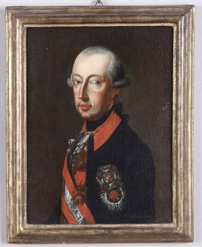 Scuola del XVIII Secoloritratto Dell'imperatore Giuseppe II D'austria